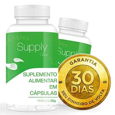 Supply Caps é seguro - Imagem do produto com o selo de sua garantia de 30 dias.