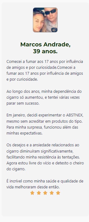 Depoimentos de clientes do Abstnex.