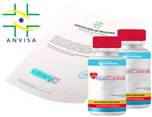 Hipercontroll é seguro - produto com aprovação da Anvisa.